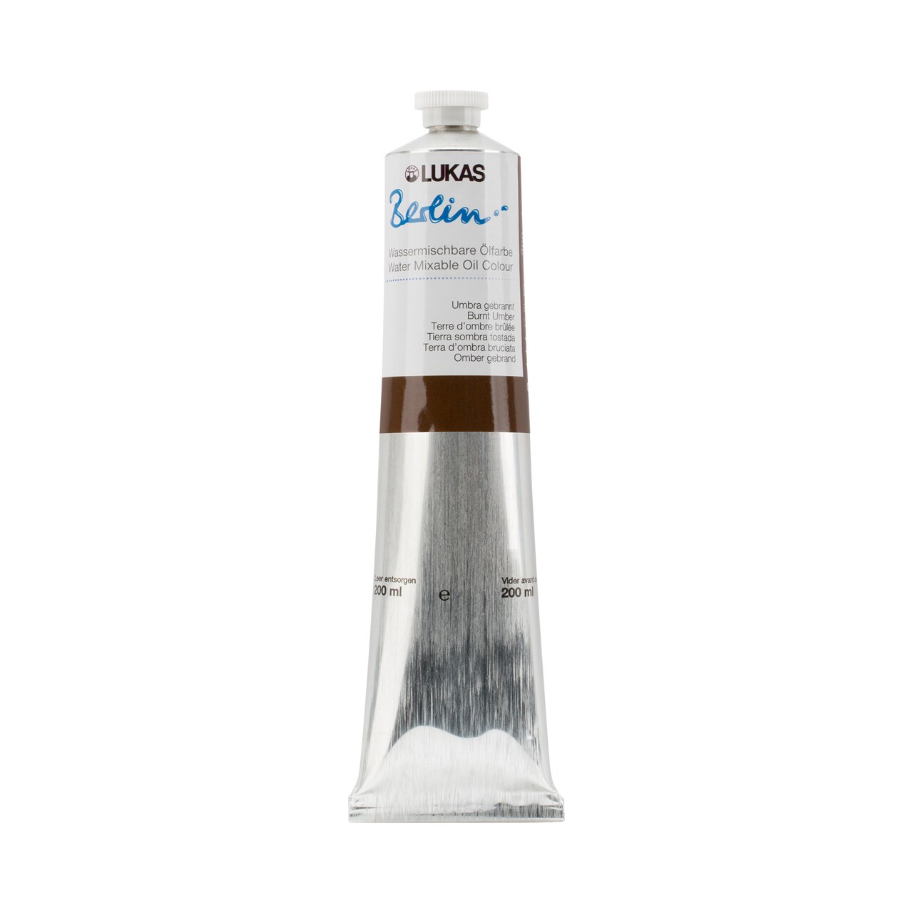 Lukas Berlin Pro Artists Water Mixable Oil Paint, Smooth Consistency with Beeswax, Lightfast Pigments, Quick Drying, Easy Clean-Up, Eco-Friendly, Professional Quality, 40 Color Range